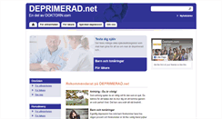 Desktop Screenshot of deprimerad.net